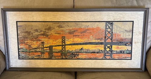 Vintage serigraph the - of,