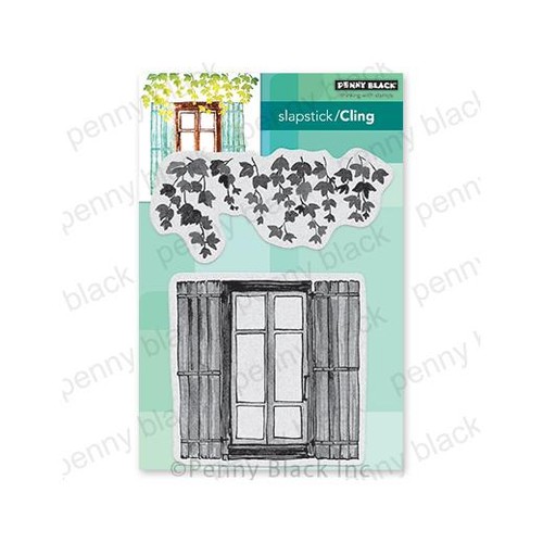 Penny black cling rubber - black,