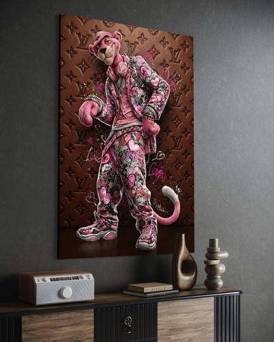 Pink panther canvas - canvas, picture
