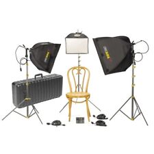 Lowel Rifa eX Softbox Triple Soft Video Photo Lighting Kit with Case