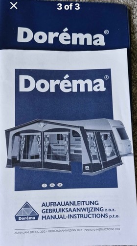 Doréma full caravan awning - full,