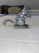 VINTAGE CHROME METAL SQUIRREL