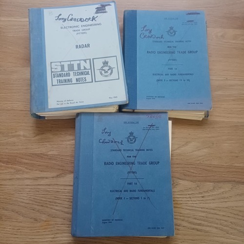 Vintage raf training notes - raf,