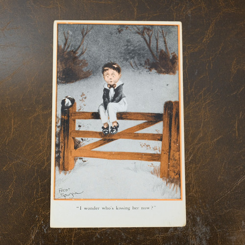 Vintage postcard comic fred - vintage,