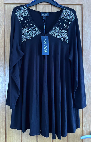 Saloos stretch black
