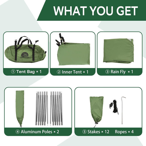 Lightweight person tent - 1,