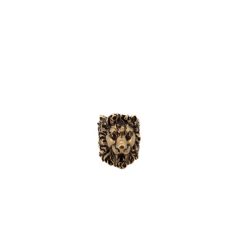 Gucci lion head ring - gucci,