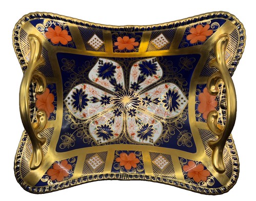 Royal crown derby imari - crown, twin