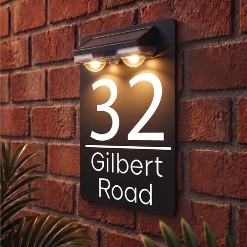 House number plaques - house,