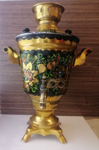 Painted electric samovar - painted,