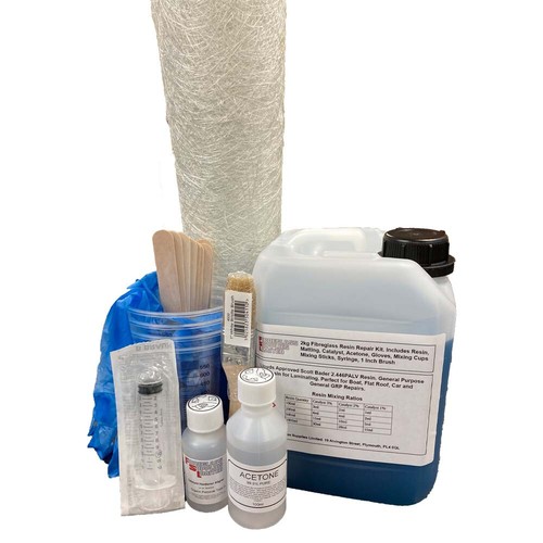 Fibreglass repair kit - repair,