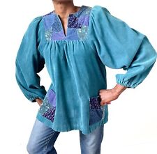 Vintage Smock Top - Patchwork