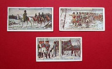 PLAYER  3  RATHER RARE ANTIQUE 1916  CIGARETTE CARDS  NAPOLEON  No's  21-22 & 24