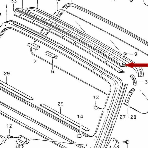 Soft top garnish connect - garnish,