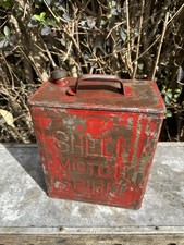 Shell Motor Spirit Can Unusual