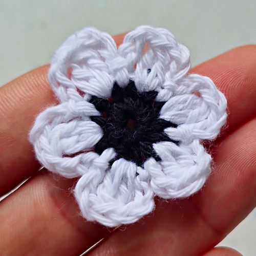 Set crochet black - set,