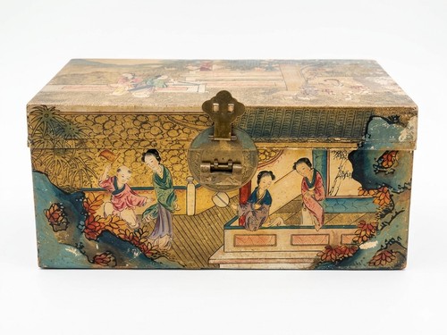 Antique asian hand painted - asian,
