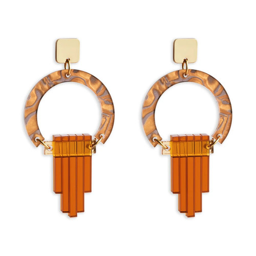 Art deco chandelier earrings - deco,