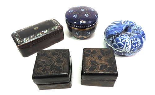 Decorated pill trinket - 5,