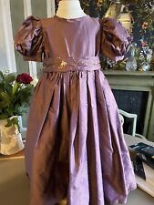 Shot Silk Damask Rose Coloured Edwardian /Victorian Style Bridesmaid dresses