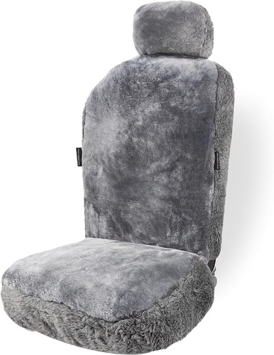 Genuine sheepskin gray seat - genuine,