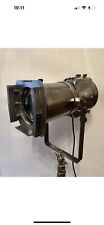 VINTAGE THEATRE SPOT LIGHT AND TRIPOD  DECO FILM LAMP STRAND ELECTRIC PATT 23N