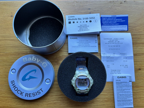 Casio baby 169r clear - baby‑g, bg‑169r