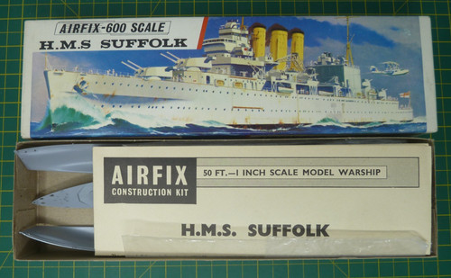 Airfix f303s hms suffolk 600 - hms, 1:600