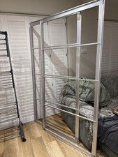 IKEA Pax Door Frame and Rail Aluminium Colour dismantled Used