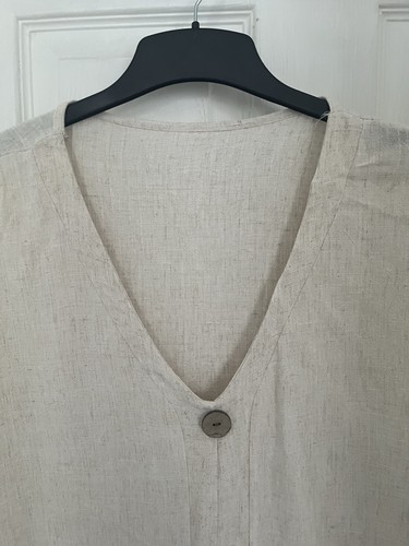 Ladies natural beige tunic - tunic, xxl