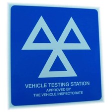 Heavy Duty MOT Testing Station Sign 600mm x 625mm /VOSA/DVSA sign SMS0025
