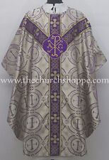 NEW Metallic Violet clergy Gothic vestment stole set,Gothic chasuble,new,casulla