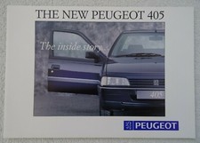 Peugeot 405 Brochure 1992: Mi 16, SR,GRx4,GR,Style,GL,ST. Saloons/Estates.20page