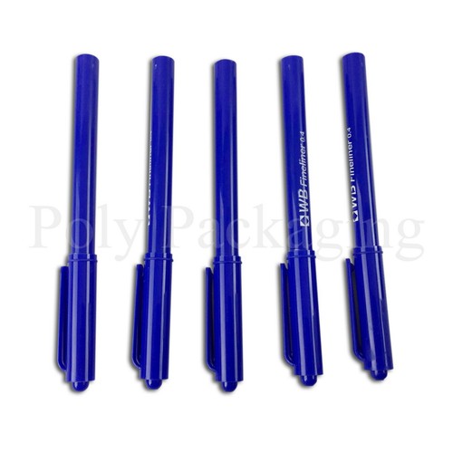 Fine liner pens any qty - pens, blue