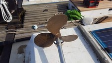 Bronze boat propeller pusher - boat,