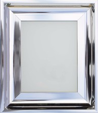 Modern Shiny Picture Frame or Mirror Theodore Range Rose Gold, Silver or Chrome