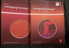 DE300 Investigating Psychology, the Open University