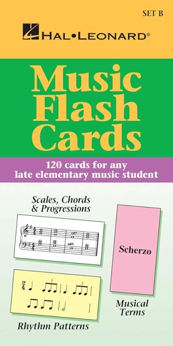 Music flash cards set b - set,