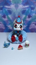Littlest Pet Shop Halloween Clown Great Dane Custom LPS OOAK with Accessories