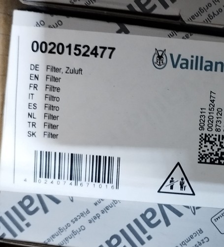Vaillant filter 0020152477 - vaillant,