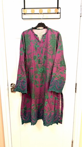 Khaadi embroidered shirt - khaadi,