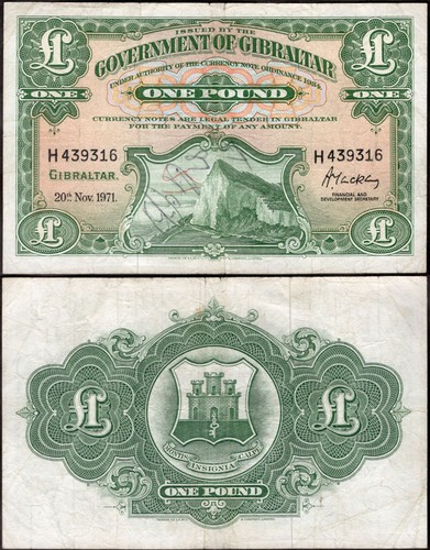 Gibraltar 1 - (na)., £1