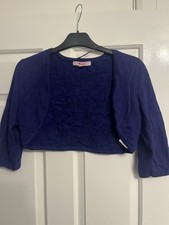 Monsoon Purple Bolero Cardigan