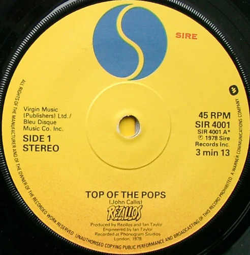 Used the rezillos - top, of