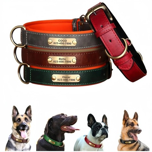 Soft leather collar - soft,