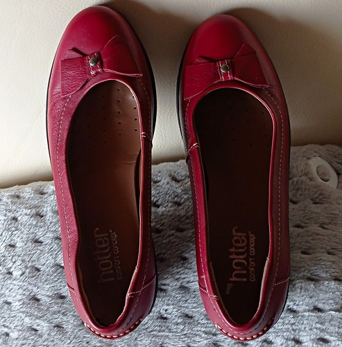 Hotter women red leather - hotter,