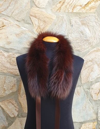 Genuine fox fur - genuine, collar