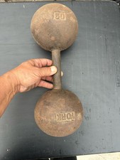 Vintage York Globe Dumbbell