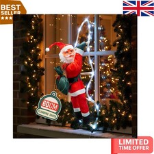 Lifelike 60cm Santa Climbing