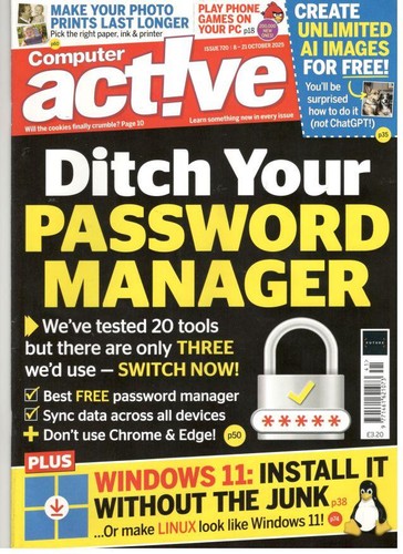 Computer active magazine issue - computer,